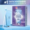 Crest Whitening Emulsions Leave-On Teeth Whitening Gel Kit + Overnight Freshness with Wand Applicator and Stand, Apply & Sleep, 0.88 Oz