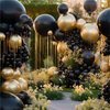 Metallic Gold Balloons, 140pcs Gold Balloons 18 12 10 5 Inch Different Sizes Pack Party Latex Balloons for Birthday Halloween Holiday Balloon Garland as Party Decorations