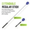 Cactus Scratcher Back Scratcher, Retractable Backscratchers for Men, Women & Kids, One-Hand Itch-Relief Scratchers with Long Handle, Extendable to 24.5 Inches, Original Stick, Blue