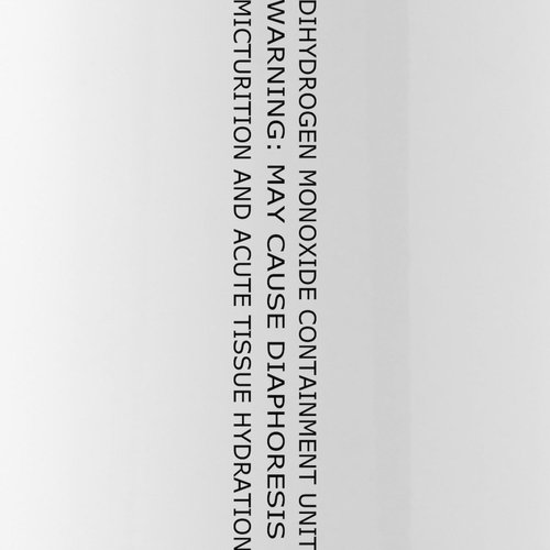 CafePress Dihydrogen Monoxide Containment Water Bottle 1.0L (34 oz) Stainless Steel Water Bottle