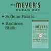 Mrs. Meyer's Clean Day Dryer Sheets, Softens Fabric, Reduces Static, Cruelty Free Formula, Basil Scent, 80 Count