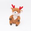 ZippyPaws - Holiday Cheeky Chumz - Super Soft Squeaker Plush Dog Toy with Unique Sound - Reindeer
