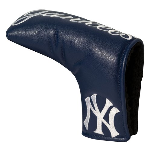 Team Golf MLB New York Yankees Vintage Blade Putter Cover Golf Club Vintage Blade Putter Headcover, Form Fitting Design, Fits Scotty Cameron, Taylormade, Odyssey, Titleist, Ping, Callaway