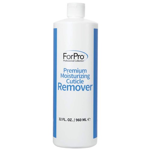 ForPro Professional Collection Premium Moisturizing Cuticle Remover, Softens and Hydrates Cuticles for Easy Removal, Includes Glycerin and Mineral Oil, 32 Oz.