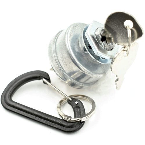HD Switch Replaces Bunton Bobcat PAL0903 Starter Ignition Key Switch - Includes 2 Keys, Mounting Hardware & Free Carabiner