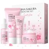 Skin Care Sets for Women/Girls JAPAN SAKURA Beauty Gift Sets Skincare Kit with Cleanser, Serum, Eye Cream, Face Cream Travel Pamper Sets for Women Gifts,Skin Care Sets & Kits