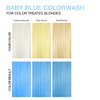 Celeb Luxury Viral Colorwash, Professional Semi-Permanent Hair Color Depositing Shampoo, Pastel Baby Blue