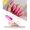 BURANO Gel Nail Polish, Gel Gel Polish 15ml Gel Colors Gel Neon Gel Soak Off UV Led Nail Lamp Gel Polish 1 Bottle 0.5 Oz Nail Art DIY Home Hot Color Nails (Hot Pink 692)