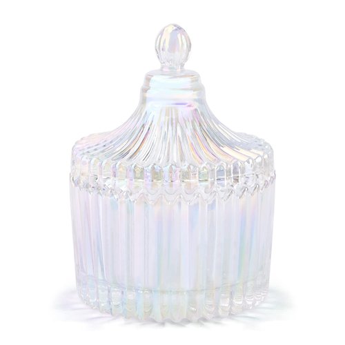 TOROKOM Monomer Dish with Lid Dappen Dish Nail Cup Small Glass Nail Dish for Liquid Powder Monomer Holder Colorful Damping Dapping Dish for Acrylic Nails