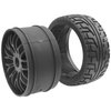 ShareGoo 1/8 RC Buggy Tires and 17mm Hex Wheels Rim OD 104mm Rubber Compatible with HSP HPI Arrma Typhon Kyosho Losi VRX Redcat Tamiya 1/8 Scale RC Off Road Buggy