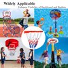 Small Replacement Net for Mini Basketball Hoop Fits 8 Loops, 8"-10.25" Rims, All Weather Anti Whip