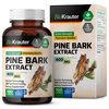 MAUWE HERBS Pine Bark Extract Capsules - Potent Antioxidant Supplement - 95% Proanthocyanidins - 400 mg Organic Pine Bark Extract Pills - 100 Vegan Caps