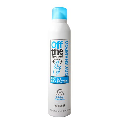 OFF THE RECORD Dry Shampoo - Original Freshfinity | Refreshing Formula | Biotin + Silk Protein for Hair Growth & Scalp Health | Frizz Control, Strengthens, and Adds Shine - 10.65 oz