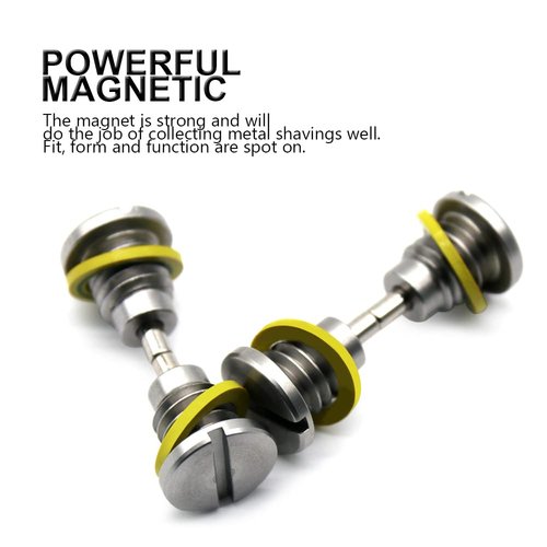 Marine Magnetic Outdrive Gear Case Drain Plug, Screw with Gasket Replace 22-8M0058389, Lower Unit Gear Lube Drain Fill Hole Screw and Seal for Mercruiser Mercury Johnson