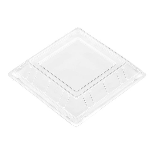 Restaurantware LIDS ONLY: Lids For 16 Ounce Disposable Bowls 100 Lids For Appetizer Bowls- Containers Sold Separately Sturdy Clear Plastic Lids For 16 Ounce Kova Dessert Bowls Secure Fit