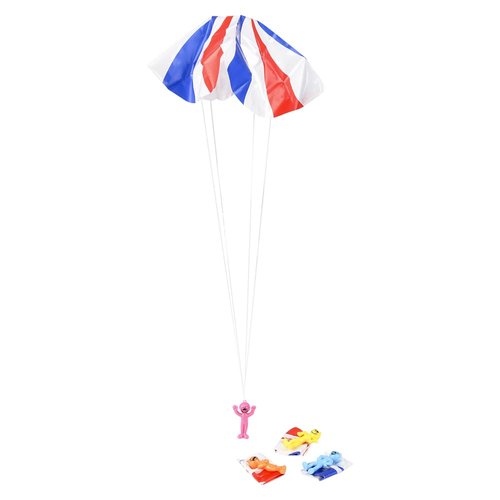 Forest & Twelfth Pack of 36 Smiley Face Parachute Toys for Kids, 2.33" Paratrooper Mini Toys for Girls & Boys, Assorted Colors, Party Favor Toys for Kids, Outdoor Toys for Toddlers, Birthday Gifts