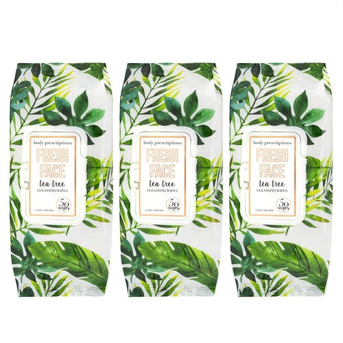 Body Prescriptions Makeup Remover Wipes Bulk Pack of 3, 150 Facial Cleaning Cloths Removes Makeup Mascara Dirt and Oil, Flip Top