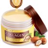 Collagen Deep Conditioning Repair Hair Mask - Hair Nourishing Repair Deep Moisturizing Hydrating Collagen Hair Care for Dry/Damaged/Color-Treated Hair - Natural Nourishing Hair Conditioner