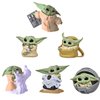 PAZATAO Baby Yoda Gifts,Baby Yoda Action Figure 2.2-Inch,Baby Yoda Doll,Baby Yoda Toys for Kid, Souvenir Desk Decoration for Adult(6 Pack)