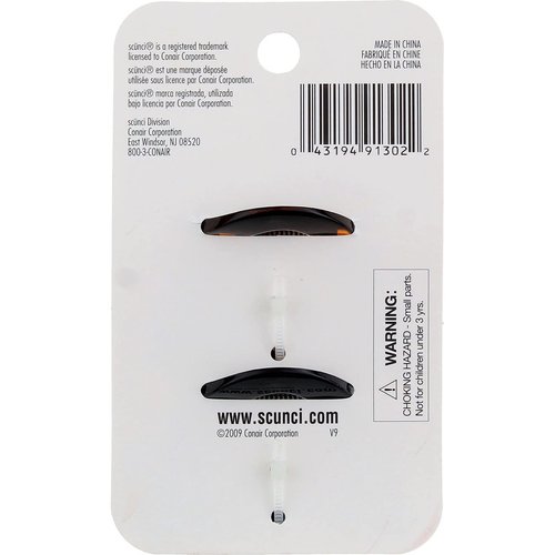 Scunci 9130203h048 Clutch Jaw Clips Assorted Colors, 1.6 Ounce