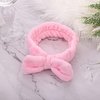 Spa Headband for Washing Face, Girls Makeup Headband Bow Tie Hair Band, Microfiber Women Headbands to Facial Clean, Elastic Headband to Wash Face Skincare Cosmestic Sports Yoga Shower