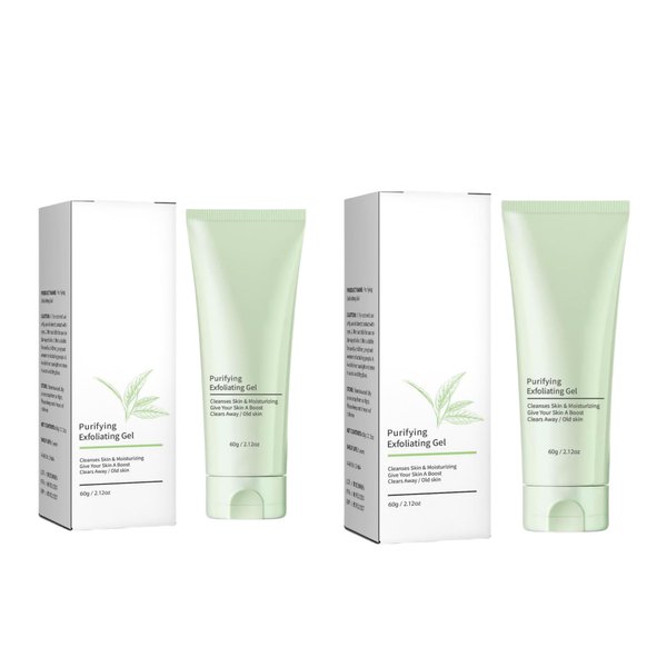 Purifying Exfoliating Gel,Purifying Exfoliating Moisturizing Gel,Deep Cleansing Face and Body Exfoliating Scrub Gel,Exfoliating Scrub,Purifying Exfoliating Scrub 2PCS