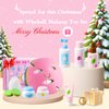 WHOHOLL Wooden Makeup Toy Set, Pretend Beauty Salon Toys Skin Care Learning Toys for Toddler, Daycare Toys Christmas Birthday Gift for 2-5+ Year Old Girls - Facial Cleanser, Mirror, Face Mask (Pink)