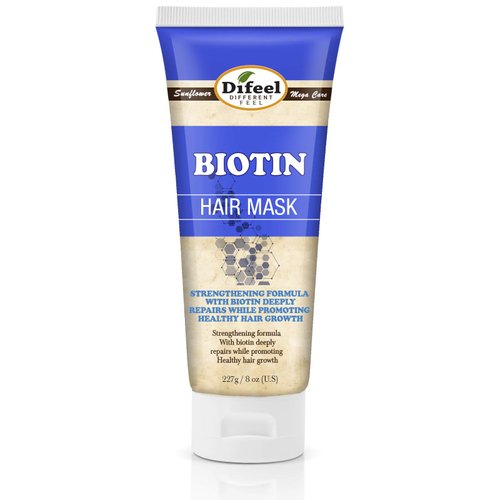 Difeel Biotin Hair Mask 8 oz. - Deep Conditioning Mask Hair Treatment for Hair Growth, Hair Mask for Hair Loss