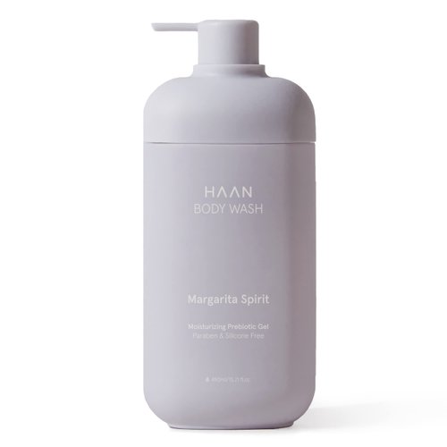 HAAN Natural Body Wash For Men and Women | Aloe Vera, Cocos Nucifera Glycerin & Prebiotic Complex to Cleanse & Soothe Dry Skin | Shower Gel for Women | Vegan | Margarita Spirit - 15.2 fl oz