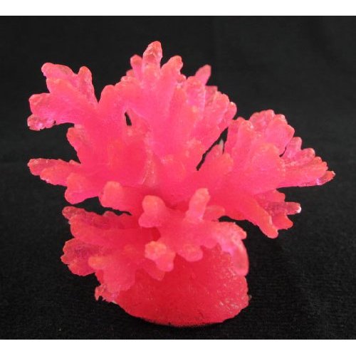 Aquarium Fish Tank Silicone Sea Anemone Artificial Coral Ornament SH066pink
