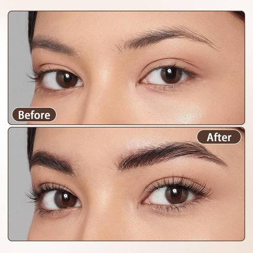 WALULAN Quick Drying and Shaping Eyebrow Cream Naturally Prevents Smudging And Waterproof Eyebrows, With a Three-Dimensional Effect，Lightweight And Docileon