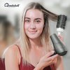 Bombshell Ceramic Round Brush — Pro Ultra Ceramic Thermal Round Hair Brush with Rubber Handle, Round Brush for Blow Drying, Curling, and Styling 1.7"