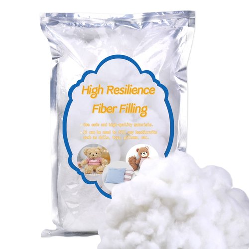 MORFEN 150g/5.3oz Premium Fiber Fill Stuffing, Stuffed Animal Stuffing, Pillow Stuffing for Pillows, Craft Stuffing Cotton, Cushions Stuffing, High Resilience Fill Fiber Stuffed Crafts, or DIY