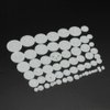ZEZEFUFU 58 Pack Different Size Plastic Gear Modulus 0.5 Assortment RC Car Robot Toy Motor