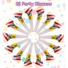 Tigerdoe Birthday Party Hats - Happy Birthday Theme - Birthday Party Set - Party Supplies - Party Decor - 36 Piece Set - 12 Hats - 12 Sunglasses - 12 Whistles