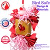 Bonka Bird Toys 1004 Love Duck Valentine's Parrot Foraging Chew Cage Toy, Conure, Pionus, Lorikeets, and Similar Sized Breeds.