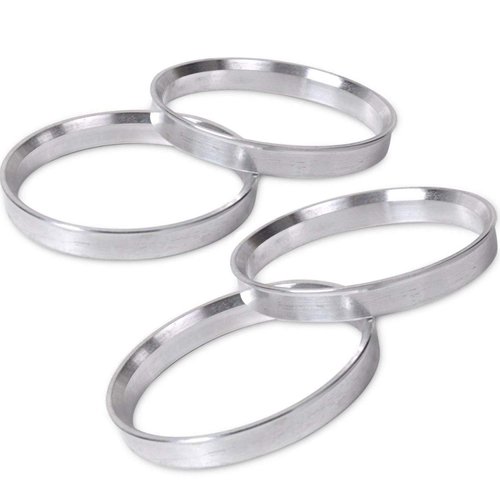 ZHTEAPR 4pcs Wheel Hub Centric Rings 72.6 72.56 to 57.1 OD=72.6mm ID=57.1mm Aluminium Alloy Wheel Hubrings 57.1 to 72.6