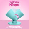 tweexy Hinge Untippable Nail Polish Bottle Holder | Anti-Spill Nail Polish Holder Stand, Tilted, Smartgrip Airlock Suction | Fingernail Painting, Nail Art Tools Accessories (Zen Green)