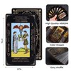 King's palace Classic Rider Waite Tarot Cards for Beginners, Tarot Cards with Meanings On Them, Tarot Cards with Guide Book/Linen Carry Bag,78 Original Tarot Cards Set, Easy to Read, Hold and Shuffle