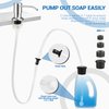Sink Soap Dispenser Tube Kit, 47” with Upgraded Check Value, Never Fill The Little Bottle Again (White-1pcs)