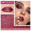 BEAUTY SEARCHER Lipstick, Metallic Shine Finish Lip Balm Glossy Hydrating Nude Velvet Red Long-Lasting Moisturisation Luxury Lip Stick Makeup # 02 Guilty Brown