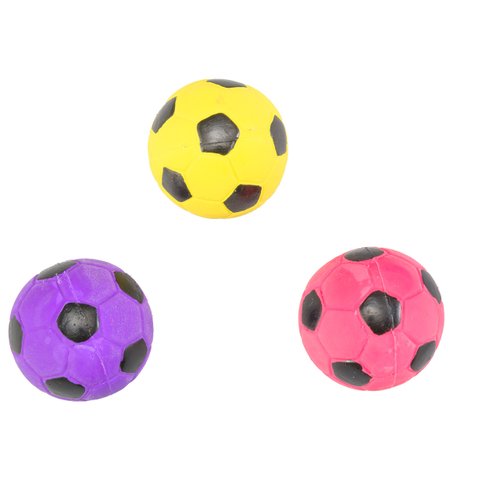 Ethical Stuffed Latex Soccerball Dog Toy - 1 Count (Color May Vary),Small Breeds