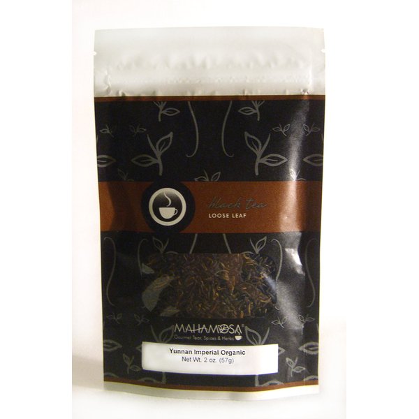 Mahamosa China Black Tea Loose Leaf (Looseleaf) - Yunnan Imperial Organic 2 oz