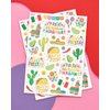 xo, Fetti Fiesta Party Supplies Metallic Tattoos - 52 styles | Cinco De Mayo Decorations, Final Fiesta Bachelorette + Mexican Decor