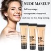 Boobeen Full Coverage Foundation - Concealer Liquid Foundation Matte Creamy Foundation Smoothing Lightweight Flawless Makeup Base