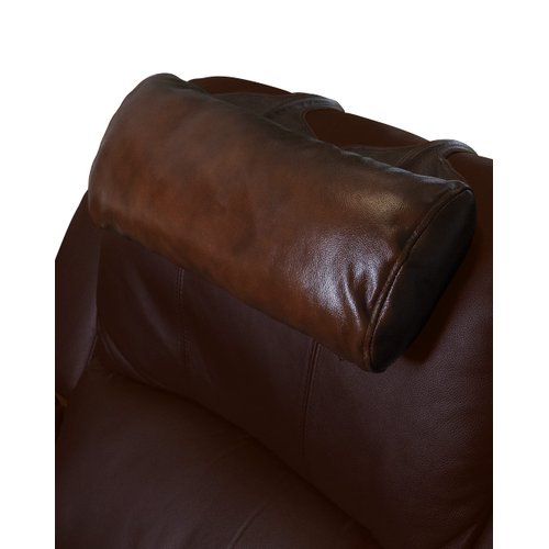 BOWERBIRD Leather Recliner Head Pillow -Head and Neck Pillow-Headrest Cushion for Neck Pain Relief and Cervical Support