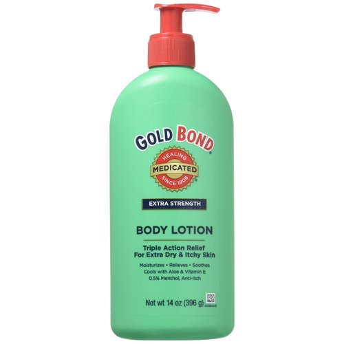 Gold Bond Med Lot Xs Size 14z Gold Bond Extra Strength Medicated Body Lotion For Extra Dry & Itchy Skin (pack of 2)