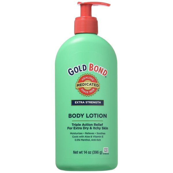 Gold Bond Med Lot Xs Size 14z Gold Bond Extra Strength Medicated Body Lotion For Extra Dry & Itchy Skin (pack of 2)