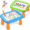 Officygnet 2 Pack Magnetic Drawing Board, Toddler Toys Ages 1-2 & 2-3 Boys Girls, Doodle Board Pad Learning and Educational Toys for 1 2 3 Year Old, Christmas Birthday Gifts for Baby Kids