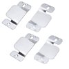 Mudder Universal Sectional Couch Bracket Sofa Interlocking Sofa Connector Bracket Couch Sectional Connectors with Screws Sectional Sofa Clips, 4 Pieces